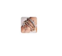 Choistily 3PCS Starfish Bracelets for Women Gold Starfish Bracelet Beach Charm Bracelet Summer Beach Surfer Jewelry, M, alloy, No Gemstone