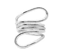 Choistily Bendable Snake Necklace Infinite Loop Necklace Adjustable Jewelry with Flexible Gold-Tone Serpent Design for Everyday Wear, Zinc, No Gemstone