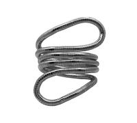 Choistily Bendable Snake Necklace Infinite Loop Necklace Adjustable Jewelry with Flexible Gold-Tone Serpent Design for Everyday Wear, Zinc, No Gemstone