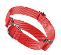 Choke Collar For Dogs, Martingale Dog Collar For Medium Dogs Heavy Duty No Slip No Pull Training Dog Choker Collar For Small Medium Large Dog (Red, M)