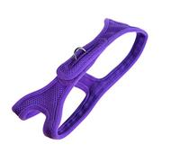 ChokeFree Velpro Mesh Pet Shoulder Harness Collar, 16", Purple