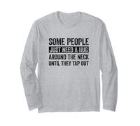 Chokehold Meme for BJJ Grapplers MMA Long Sleeve T-Shirt