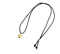 choker necklaces for women,2025 New Fever Style Black Cord Heart Pendant Necklace Couple Unisex Long Sweater Chain Collar Jewelry Accessories For Womens,gift