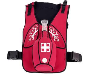 Choking Emergency Device Anti Choking Obstruction Trainer Vest, Airway Obstruction Simulation Training Wearing Vest with Back Shot
