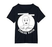 Choking Victim - Caught in My Throat T-Shirt, Women's Plus, Black, 2X