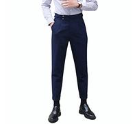 CHOKMAR Naples Style Men's Pants, Blue, 33W x 29L