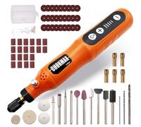 CHOKMAX Mini Cordless Rotary Tool, 5-Speed Grinder Kit with 72 Accessories and Front LED Light, Type-C Charging Art Craft Tool for Engraving, Sanding, Polishing, Drilling, Grinding