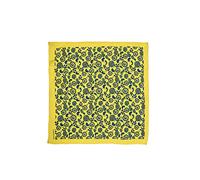 Chokore Blue & Yellow Birds Silk Pocket Square From The Wildlife Range