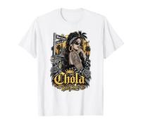Chola California West Coast Lowrider Street Art T-Shirt