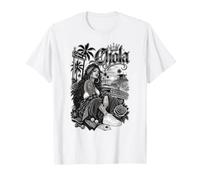 Chola California West Coast Lowrider Tattoo Art T-Shirt