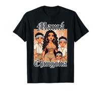 Chola Chibi Girl Hispanic Heritage Month Brown Pride Chicana T-Shirt
