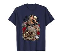 Chola West Coast Lowrider Roses Faith Art T-Shirt