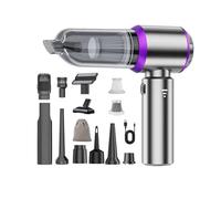 CHOLANG Mini Car Vacuum Cleaner,20000PA 4-in-1 Cordless Handheld Vacuum Cleaner with 6000mAh Battery Brushless Motor Hand Held Vacuum Air Duster & Air Blower & Pump for Car,Office and Home Cleaning