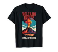 Choleric Rage Humor - Volcano Inside Handle With Care T-Shirt