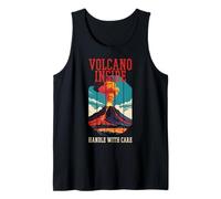 Choleric Rage Humor - Volcano Inside Handle With Care Tank Top
