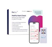 Cholesterol Home Test Kit | Accurate Results in just 10 Minutes, No Lab Visit Required | Quick and Simple Total Cholesterol Monitor | PocDoc Healthy Heart Check