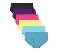 Cholewy Womens Underwear Multipack - Soft and Stretchy Ladies Knickers Comfortable Cotton Pants for Women, Ideal for Daily Wear (Pack of 6)