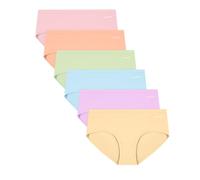 Cholewy Womens Underwear Multipack - Soft and Stretchy Ladies Knickers Comfortable Cotton Pants for Women, Ideal for Daily Wear (Pack of 6)