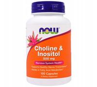 CHOLINE & INOSITOL 250mg + 250mg 100 Capsules