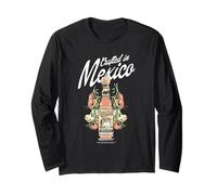 Cholula Crafted in Mexico Bottle Illustration Hot Sauce Long Sleeve T-Shirt