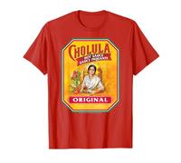 Cholula Hot Sauce Bottle Lable Casual Costume Foodies T-Shirt
