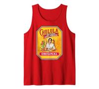 Cholula Hot Sauce Bottle Lable Casual Costume Foodies Tank Top