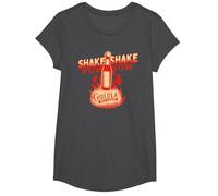 Cholula Shake Shake Yum Yum Hot Sauce T-Shirt, Girls, Dark Heather Grey, Small