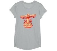 Cholula Shake Shake Yum Yum Hot Sauce T-Shirt, Girls, Heather Grey, Medium
