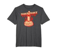 Cholula Shake Shake Yum Yum Hot Sauce T-Shirt, Men's Big and Tall, Dark Heather Grey, 3X Tall