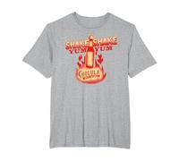 Cholula Shake Shake Yum Yum Hot Sauce T-Shirt, Men's Big and Tall, Heather Grey, 2X Tall