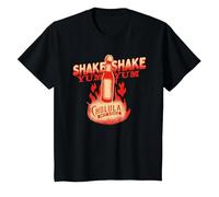 Cholula Shake Shake Yum Yum Hot Sauce T-Shirt, Youth, Black, Medium
