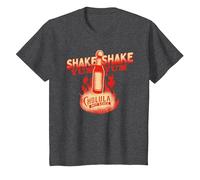 Cholula Shake Shake Yum Yum Hot Sauce T-Shirt, Youth, Dark Heather Grey, 2T
