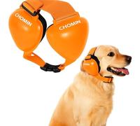 CHOMIN Dog Ear Muffs for Noise Protection, 29dB NRR Dog Earmuffs, Noise Cancelling Headphones for Dogs, Dog Ear Plugs for Hearing Protection from Thunder, Vacuums, Fireworks (Orange, Small)