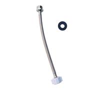 CHOMLEY 12" Toilet Connector Hose, Toilet Supply Hose Extension Compatible with TOTO Series Washlet Toilet 7/8 Female to 7/8 Male Prevent Leaking of Bidet Sprayer T Adapter Connection to Toilet Tank