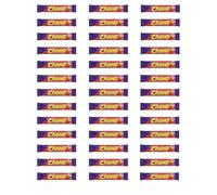 Chomp Bulk Multipack (40 Bars x 21g) - Traditional Milk Chocolate Covered Chewy Caramel Core Smooth British Candy Treat Box