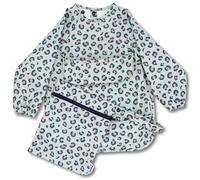Chomp ® EVERYKID Weaning Bib With Sleeves & Carry Case, Double Food Catchers, Waterproof, Coverall for Baby and Toddler, Award-Winning, Long Sleeve for Baby Led Weaning (Mint)