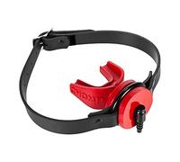 Chomp Gag Bite Guard with Breather Hole Prowler RED by Oxballs - Enhance BDSM Play with Safe and Fun Restraints