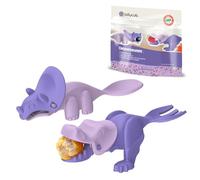 Chomperware Dinosaur Utensils - Made in USA - Toddler Utensils 1 Year Old - Baby Spoon - Toddler Utensils 2 Year Old - Toddler Silverware - Baby Forks 12-18 Months - Kids Silverware (Purple Fruits)