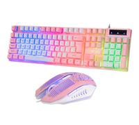 CHONCHOW Gaming Keyboard and MOUSE1921 (1921PINK)