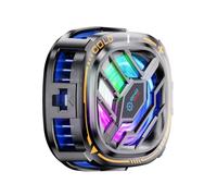 CHONCHOW Magnetic Cell Phone Cooler, RGB Phone Cooling Fan Portable Lightweight Mobile Phone Cooling Fan, Phone Radiator with Larger Cooling Area for Phone/Tablet/IPad (with Digital displays)