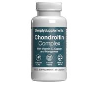 Chondroitin Complex with Vitamin C, Copper & Manganese | Advanced Bones, Joint & Immune Support | 60 Capsules | UK-Made & GMP Certified