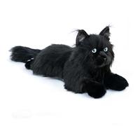 Chongker Weighted Stuffed Animals 1.5 lbs Microwavable Realistic Cat with Removable Heated & Coolable Inner Pad, Stress Relief & Calming Sensory Companion for Kids & Adults-21'' Maine Coon