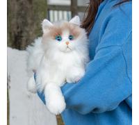 Chongker Weighted Stuffed Cat 4.5LB, Realistic Size, Lifelike Plush, Gift for Adults & Kids, Elderly Companion