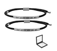 ChongKuan 2 Pack Don't Let The Hard Days Win Bracelet, Don't Lass Die Harten Tage Nicht Gewinnen Inspirational Bracelets, Motivational Bracelet, Eine Grösse, 1, 1