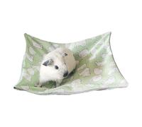 ChongKuan Set of 4 Guinea Pig Hammock and Set with Frame, Washable Hanging Tunnel, Small Animal for Hamsters, Rats, Rabbits, Squirrels, Rodents Accessories (A, 34 x 34 cm)