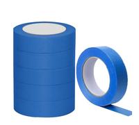 chongning Multi-Surface Masking Tape 20mm x 20m, Pack of 6 All Purpose Masking Tape For Painting and Decorating, Indoor & Outdoor