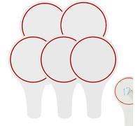 ChongYue 5Pcs Scoring Board & Paddle Set, Paddles Strictly Paddles Score Cards, Handheld Dry Erase Paddles for Judges Referees, Quick Response White Boards for Sports & Game Competition 15×25cm