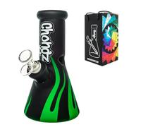 Chongz 20cm 7mm "Hoffmans Bike" Tribal Design Waterpipe bong (Green)