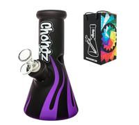 Chongz 20cm 7mm "Hoffmans Bike" Tribal Design Waterpipe bong (Purple)