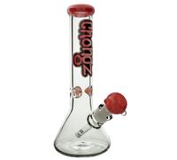 Chongz 30cm 7mm 'Widow Maker' USA Red Glass Waterpipe